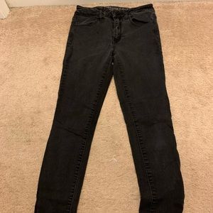 Black high rise skinny jegging